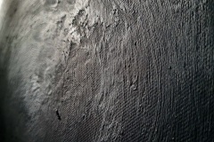 Beyond. Linolfarben auf Leinwand. 50x100 cm.