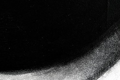 Beyond. Linolfarben auf Leinwand. 50x100 cm.