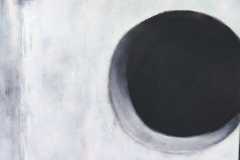 Beyond. Linolfarben auf Leinwand. 50x100 cm.